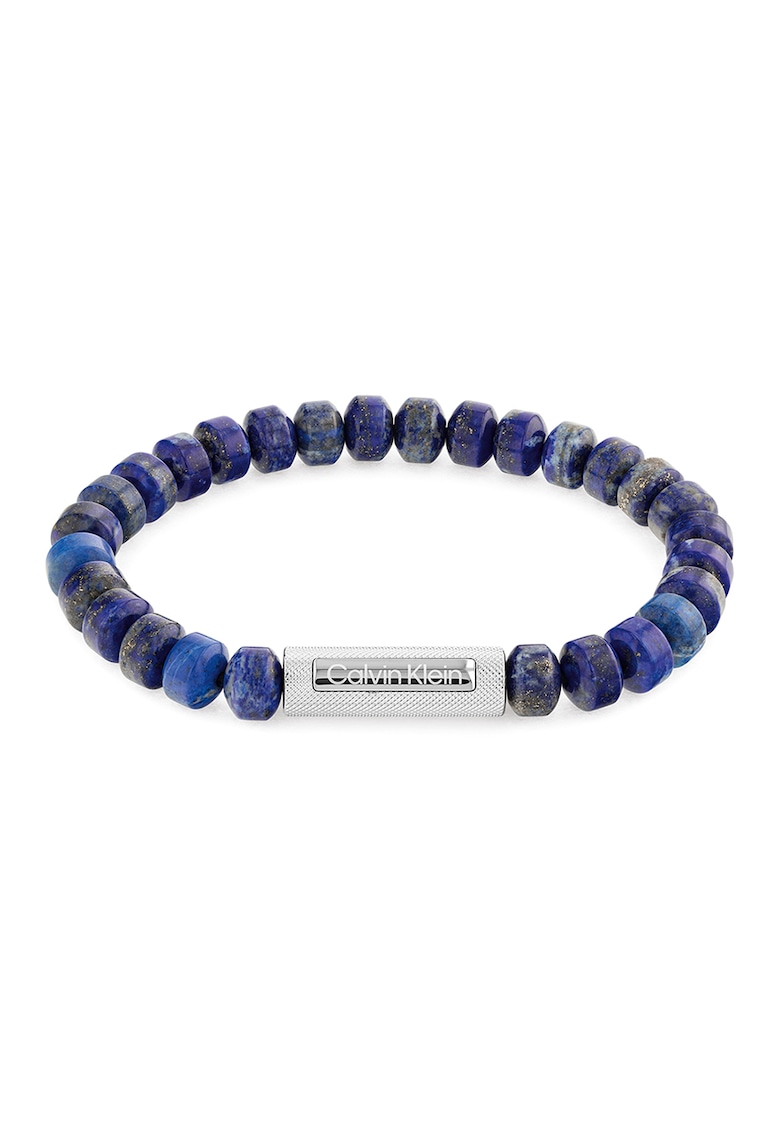 Bratara cu lapis lazuli - Albastru/Argintiu