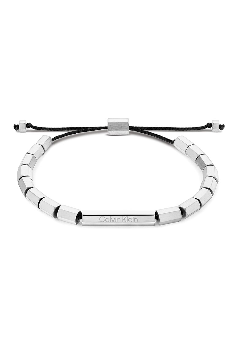 CALVIN KLEIN Гривна от неръждаема стомана и текстил с регулиране за Мъже CALVIN KLEIN Гривна от неръждаема стомана и текстил с регулиране за Мъже