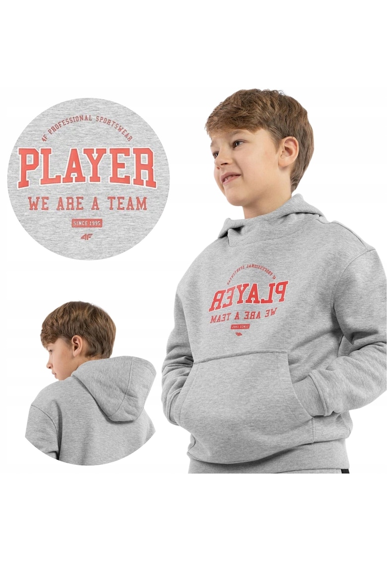 Hanorac pentru copii - Bumbac - Gri - 8 ani -