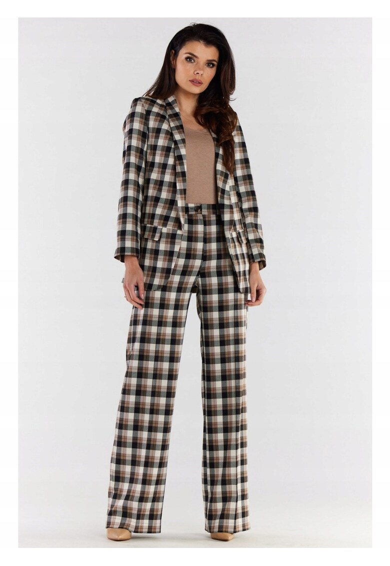 Pantaloni Lungi Carouri Elegant A493 - Multicolor