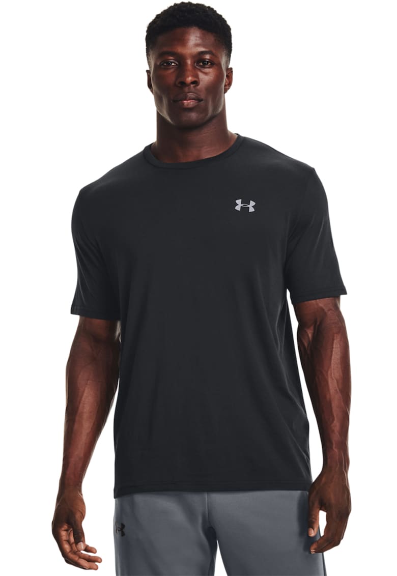 Tricou lejer Lockup - Negru/Gri deschis