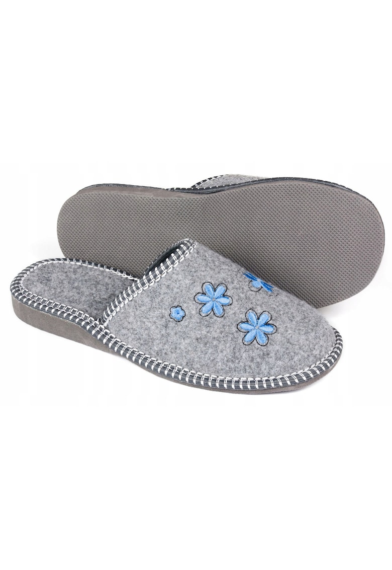 Papuci confortabili - Gri - Marimea