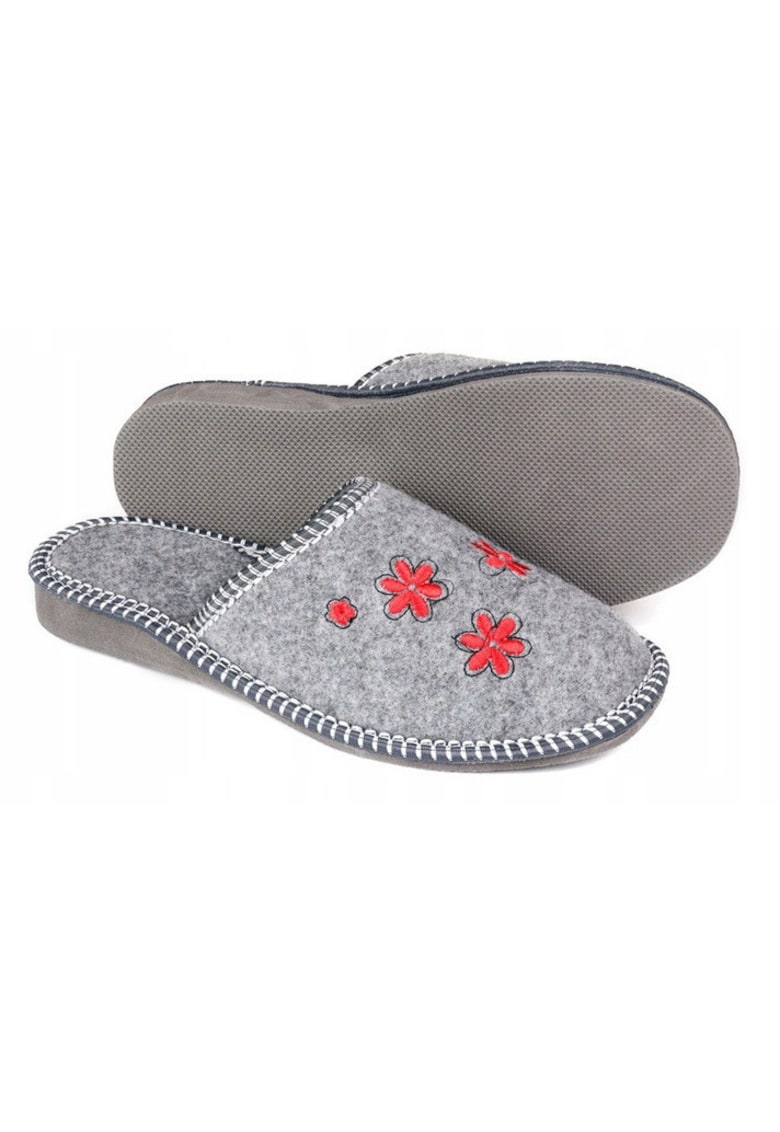 Papuci confortabili - Gri - Marimea