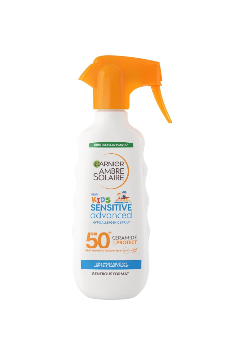 Spray de protectie solara Ambre Solaire Kids Sensitive Advanced - SPF 50