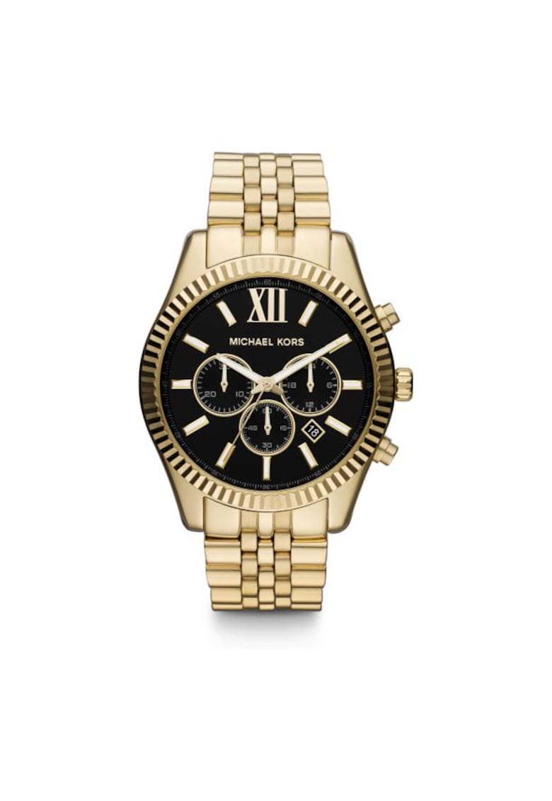 Ceas pentru barbati -  Otel - Auriu