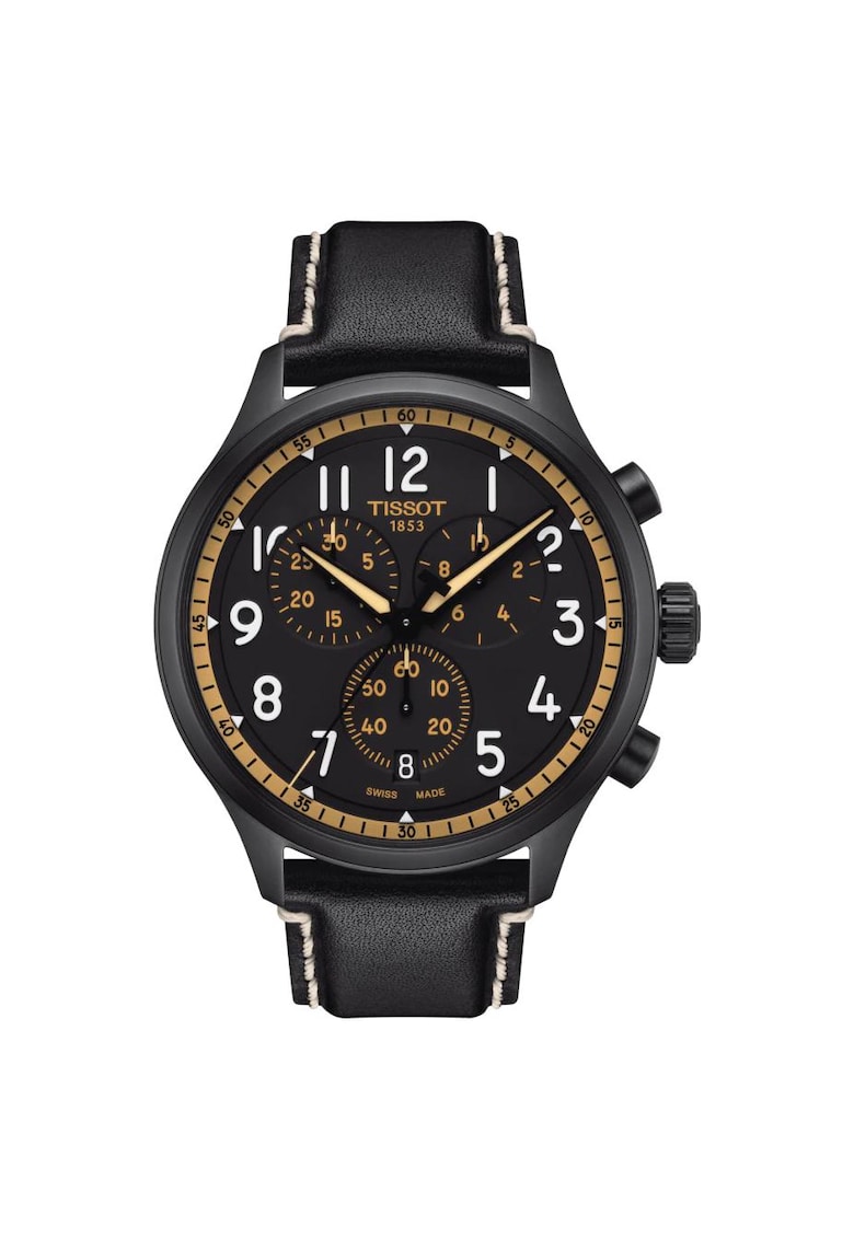 Ceas barbati - Inox - Negru