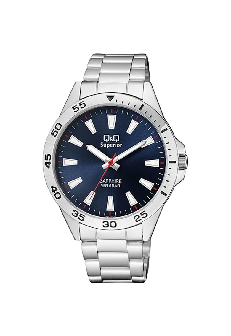 Ceas barbatesc S08A-002VY Quartz Argintiu