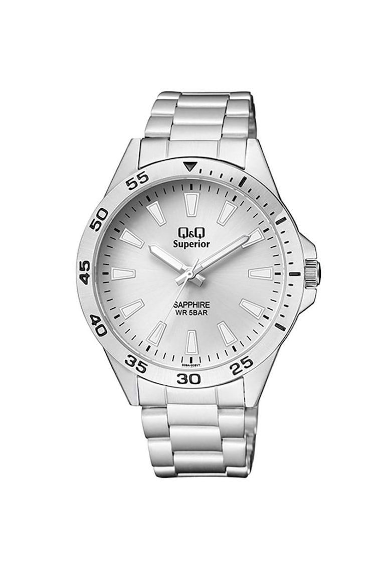 Ceas barbatesc S08A-008VY Quartz Argintiu