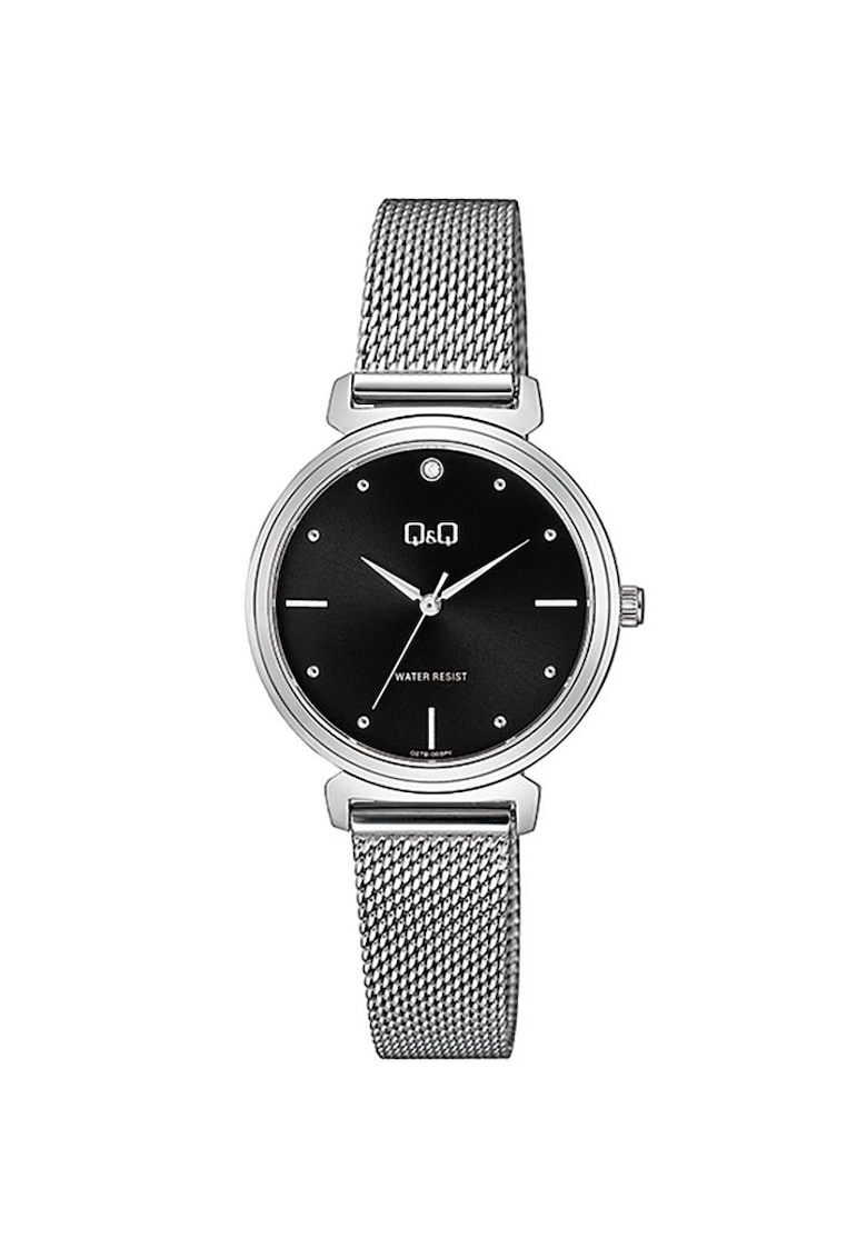 Ceas dama Q27B-003PY Quartz Argintiu