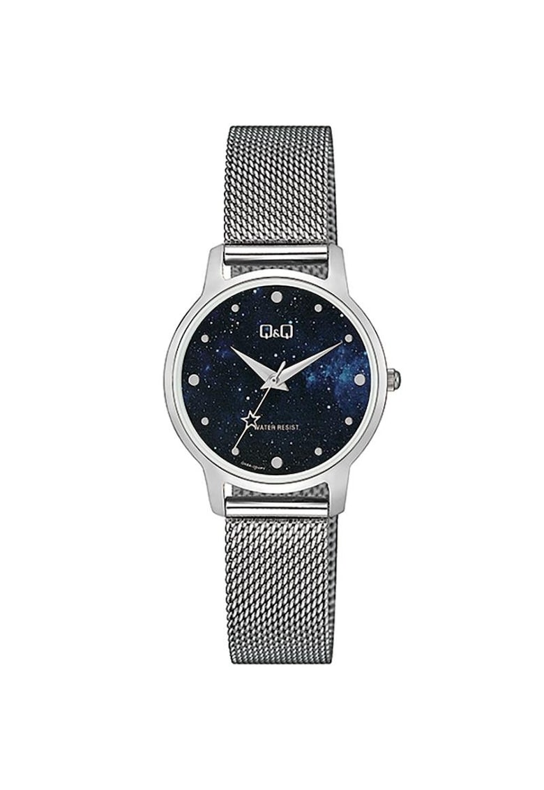 Ceas dama Q48A-004PY Quartz Argintiu