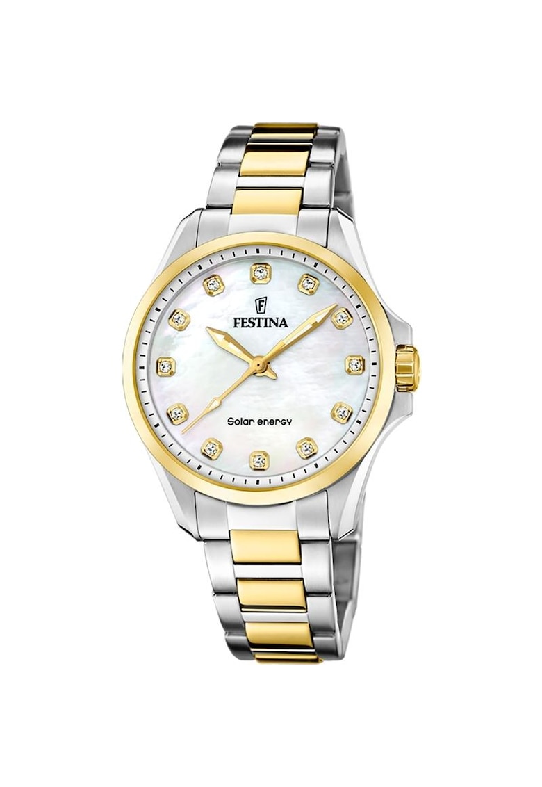 Ceas dama F20655/1 Quartz Argintiu - Auriu