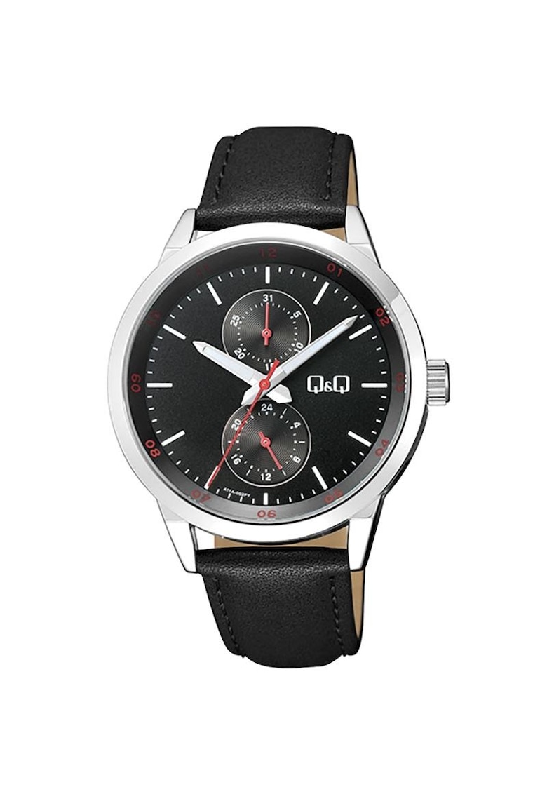 Ceas barbatesc Quartz Argintiu