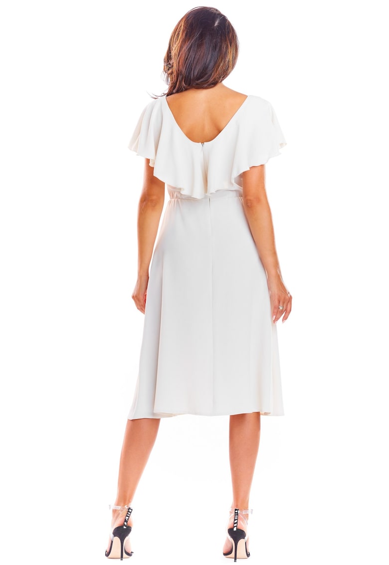 Rochie poliester - Alb