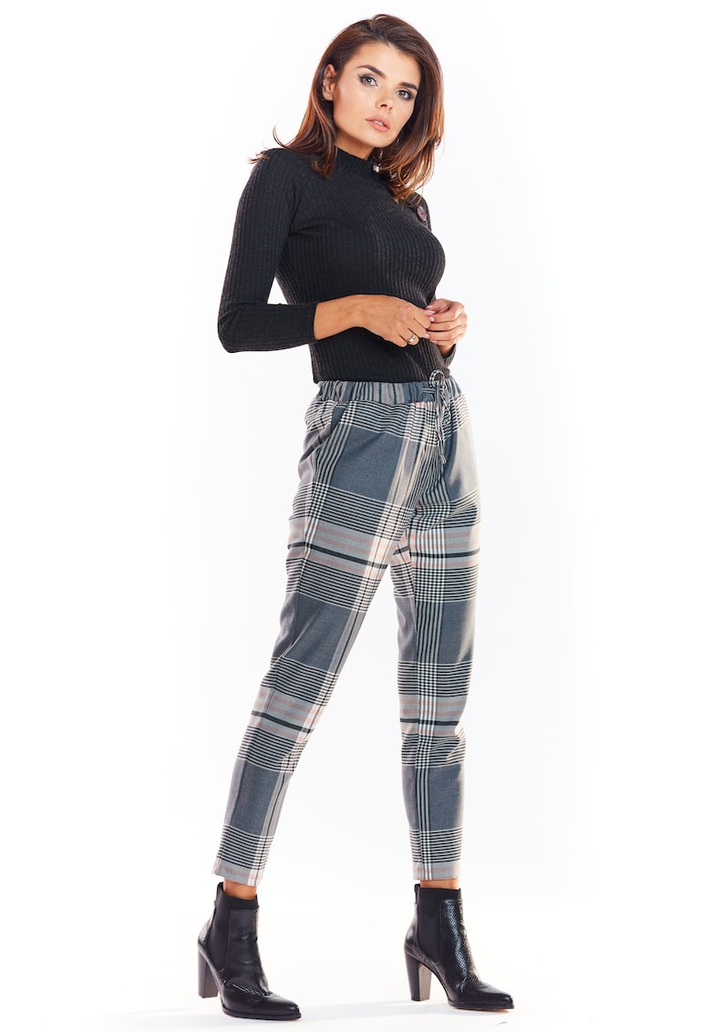 Pantaloni Poliester - Gri - Gri