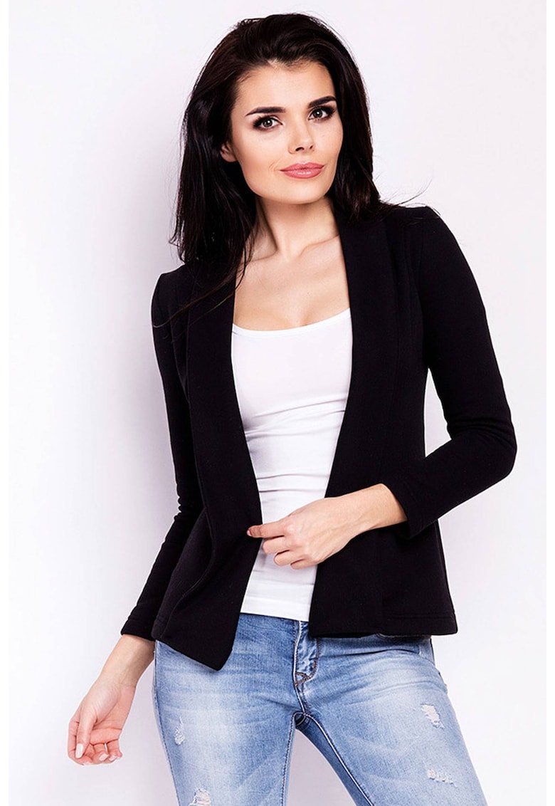 Sacou dama - Gri - Negru