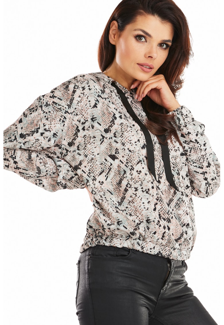 Bluza dama - Poliester - Gri - Gri