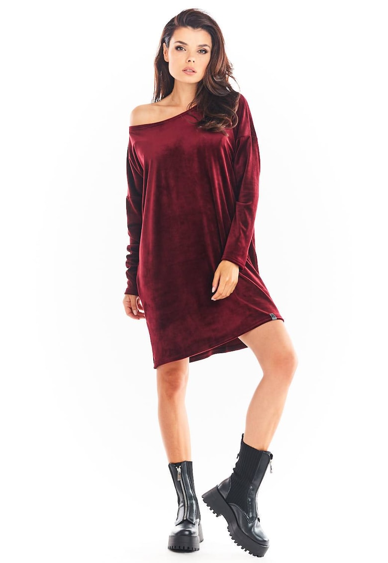 Rochie - Visiniu - Marime unica