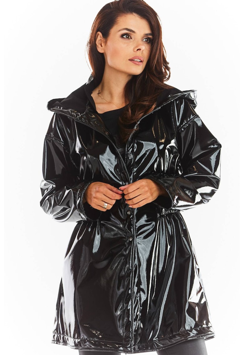 Geaca dama - Poliester - Negru - S/M