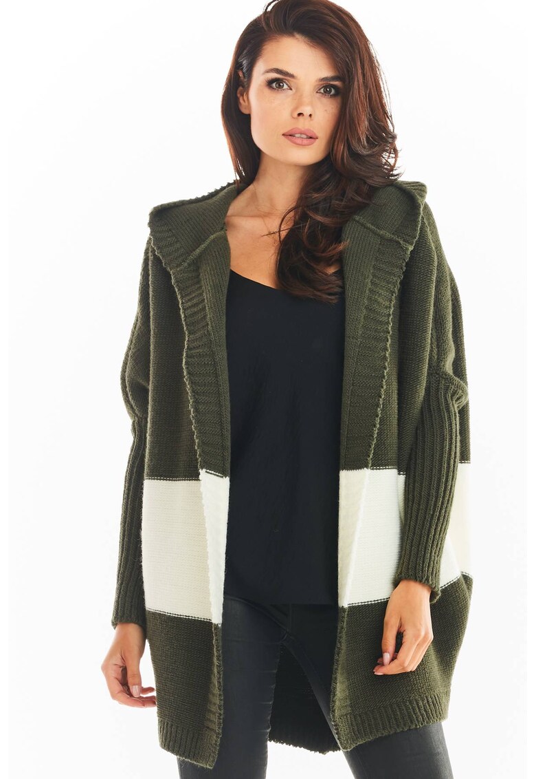 Pulover dama - Poliester - Marime unica - Khaki