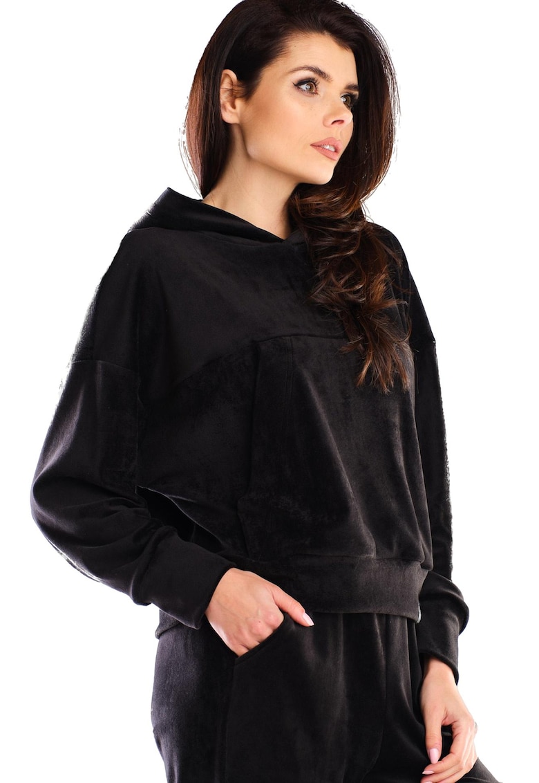 Hanorac Poliester - Negru - Negru