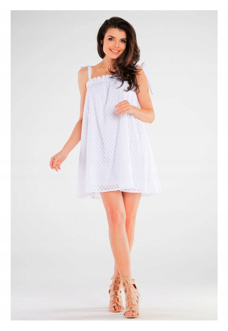 Scurta Rochie Fara maneca Bumbac Casual A434