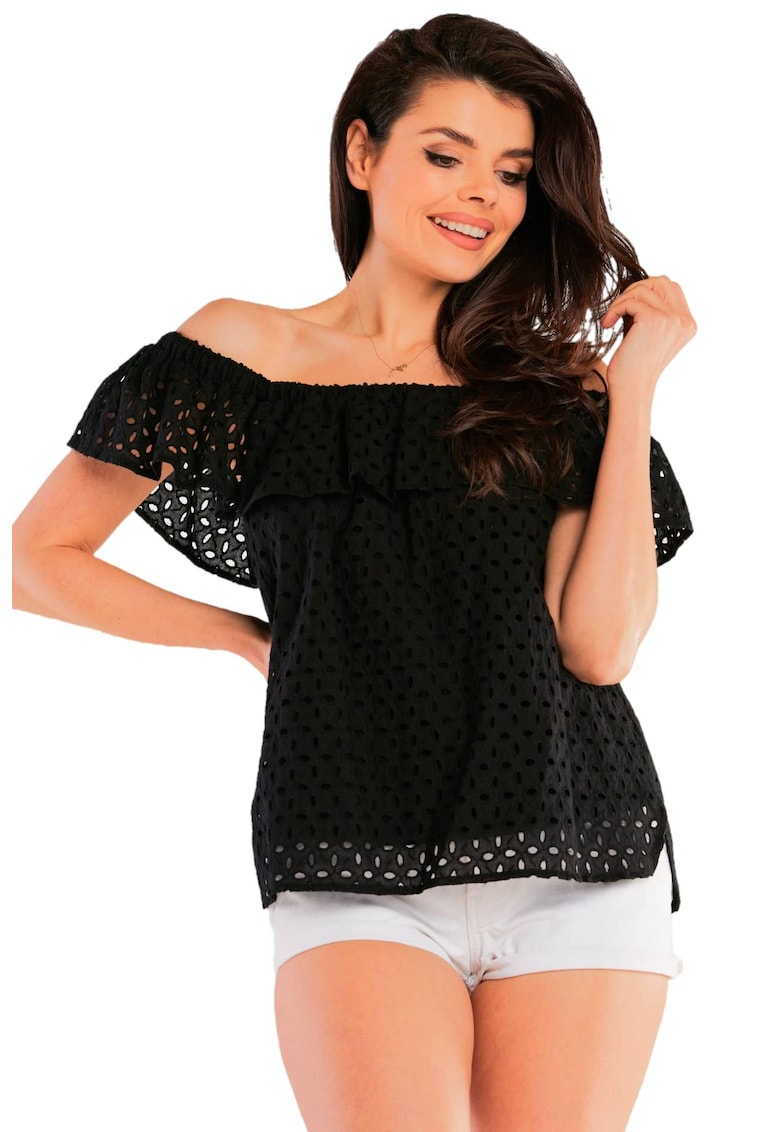 Bluza dama - Elastan - Negru - M