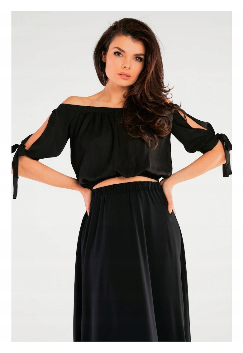 Bluza dama - Elastan - Negru