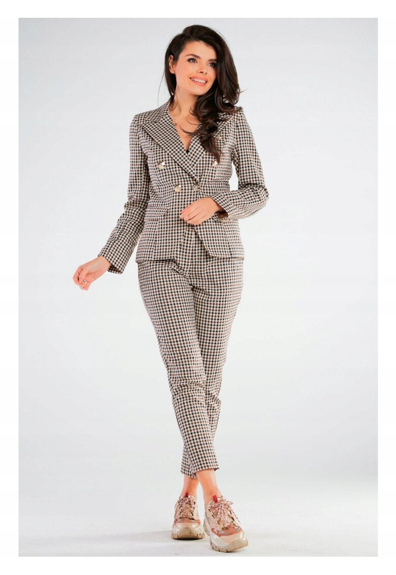 Pantaloni Trei sferturi Carouri A440