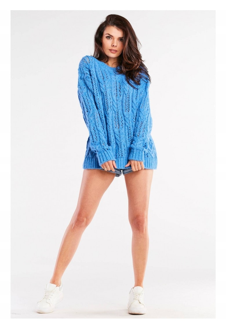 Pulover Poliester - Albastru - Marime unica