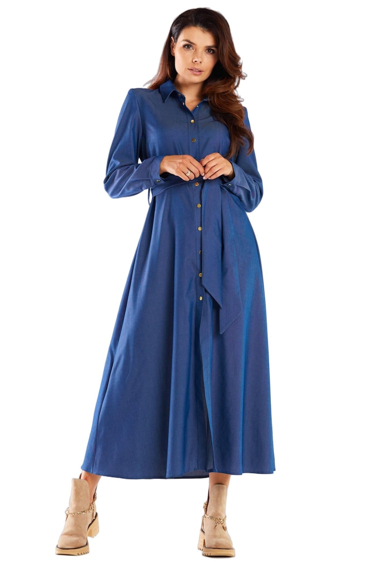 Rochie Elastan - Albastru