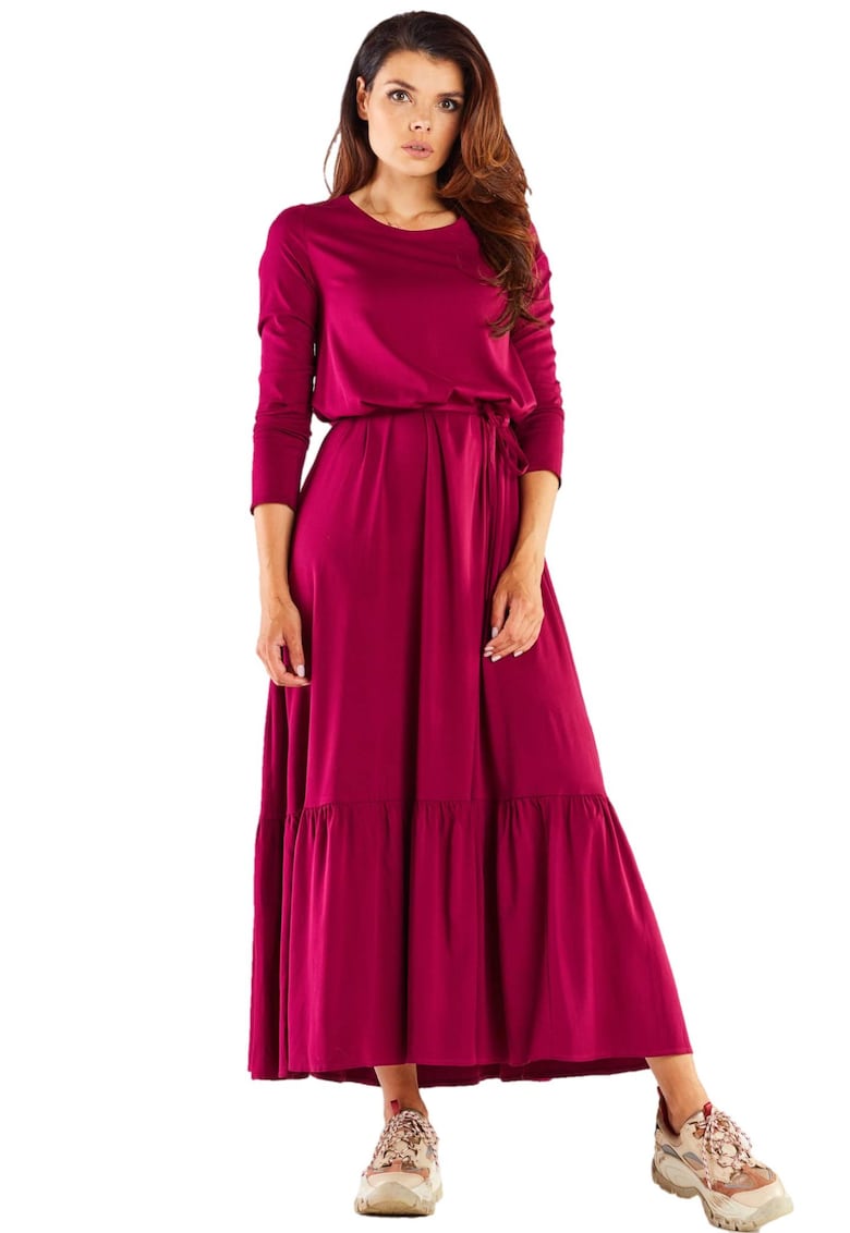 Rochie Elastan-Rosu