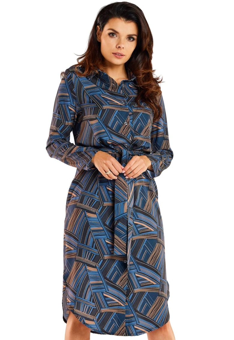 Rochie dama - albastru maro