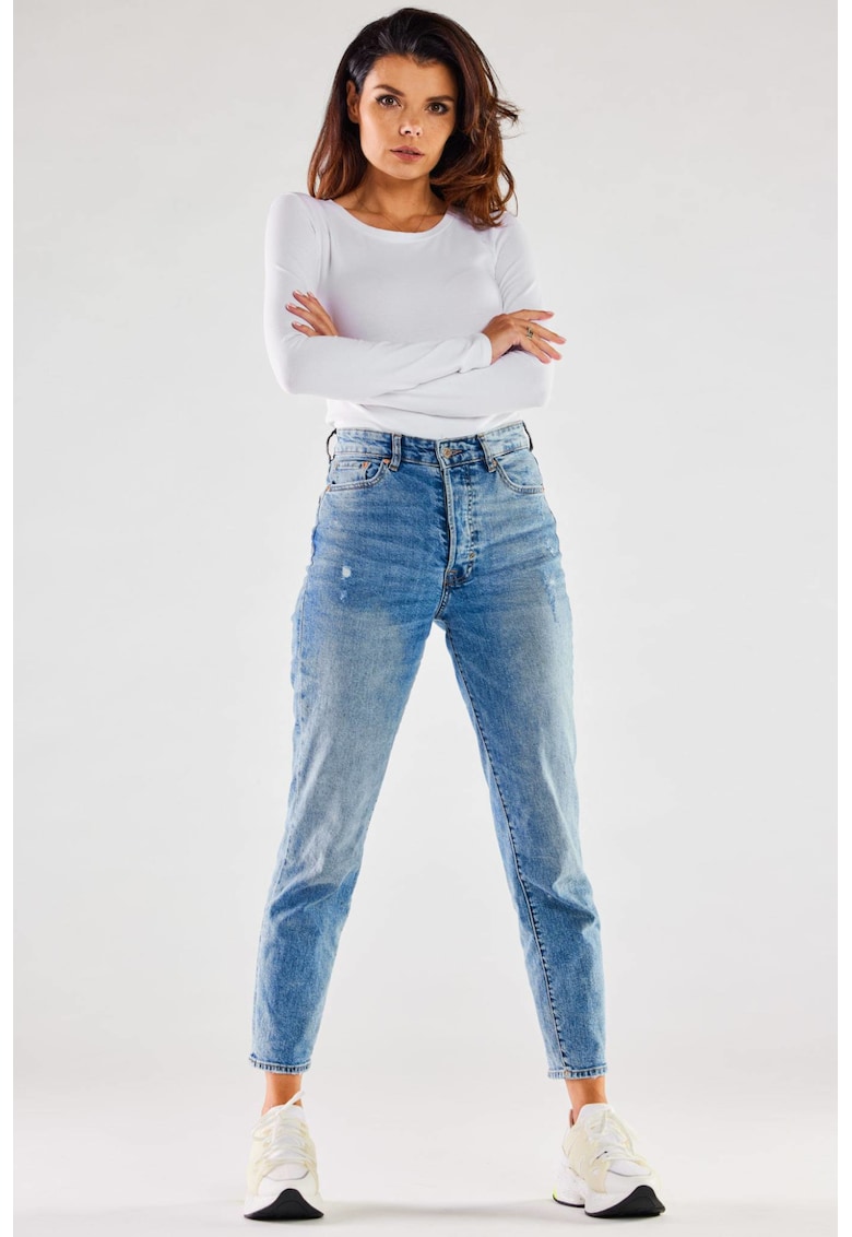 Bluza dama - Bumbac/Elastan - Alb