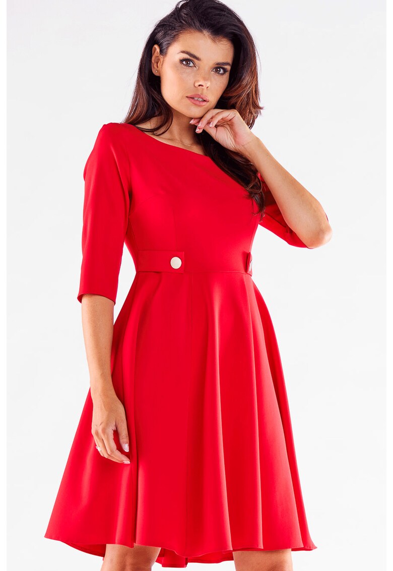 Scurta Rochie Maneca trei sferturi - Elegant A520