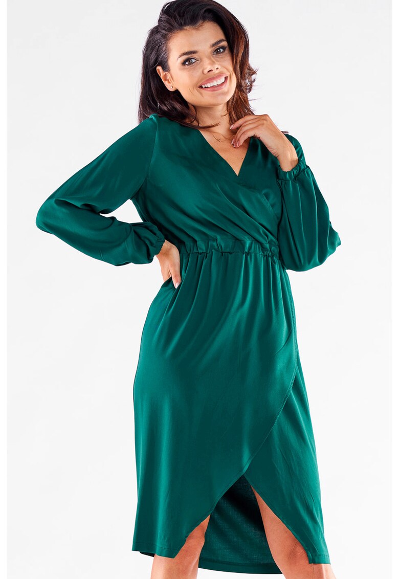 Rochie dama - Viscoza - Verde - Verde