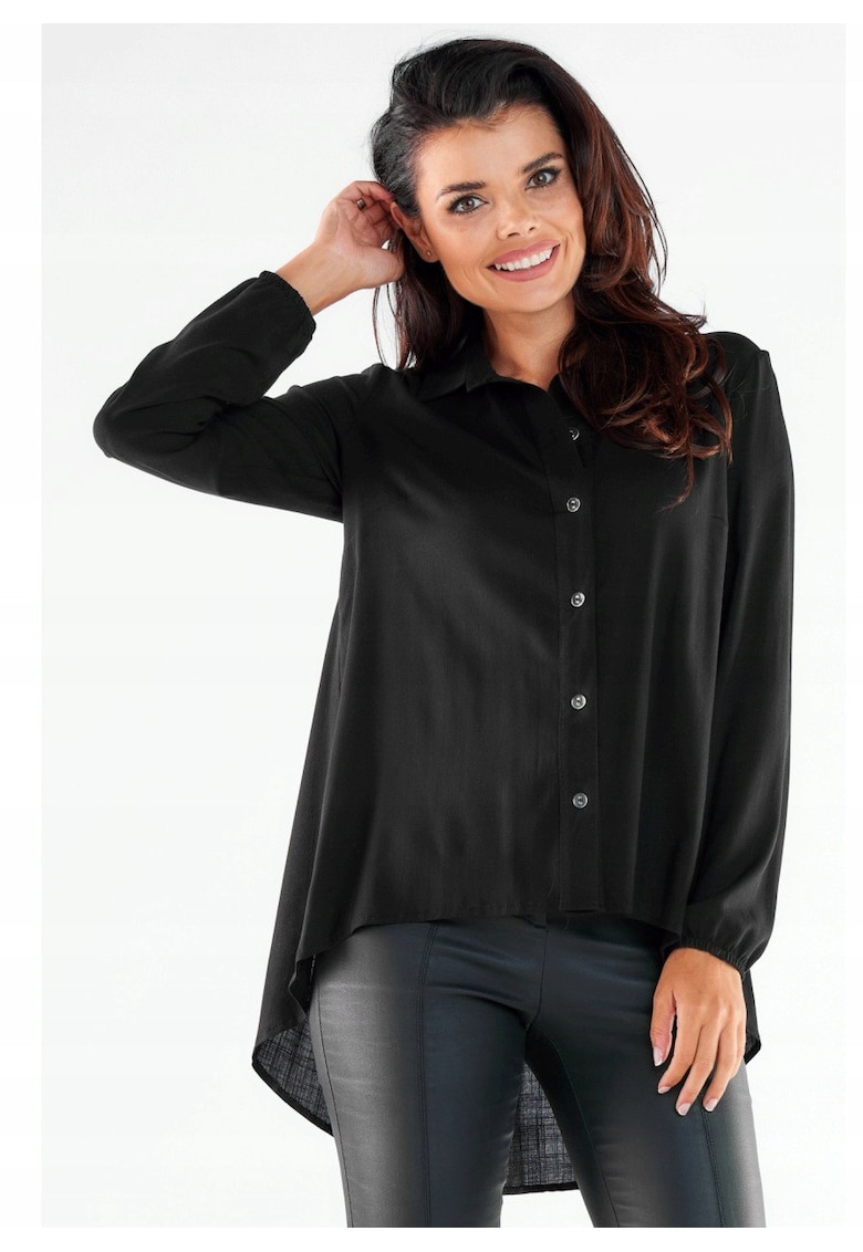 Camasa dama - Viscoza - Negru