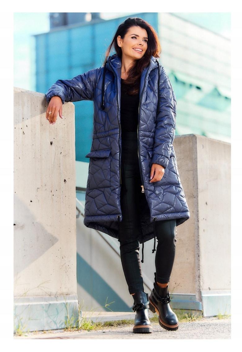 Geaca dama - Poliester - Albastru - Bleumarin