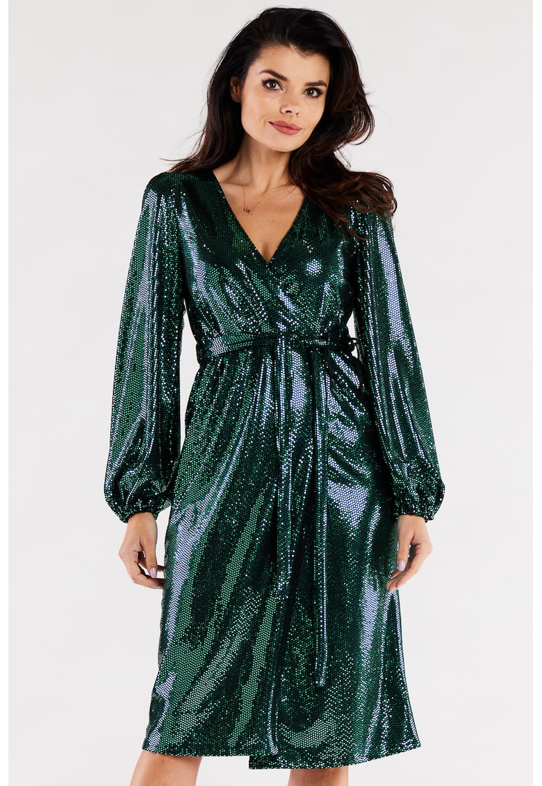 Rochie - Elastan/Poliester - Verde - Verde