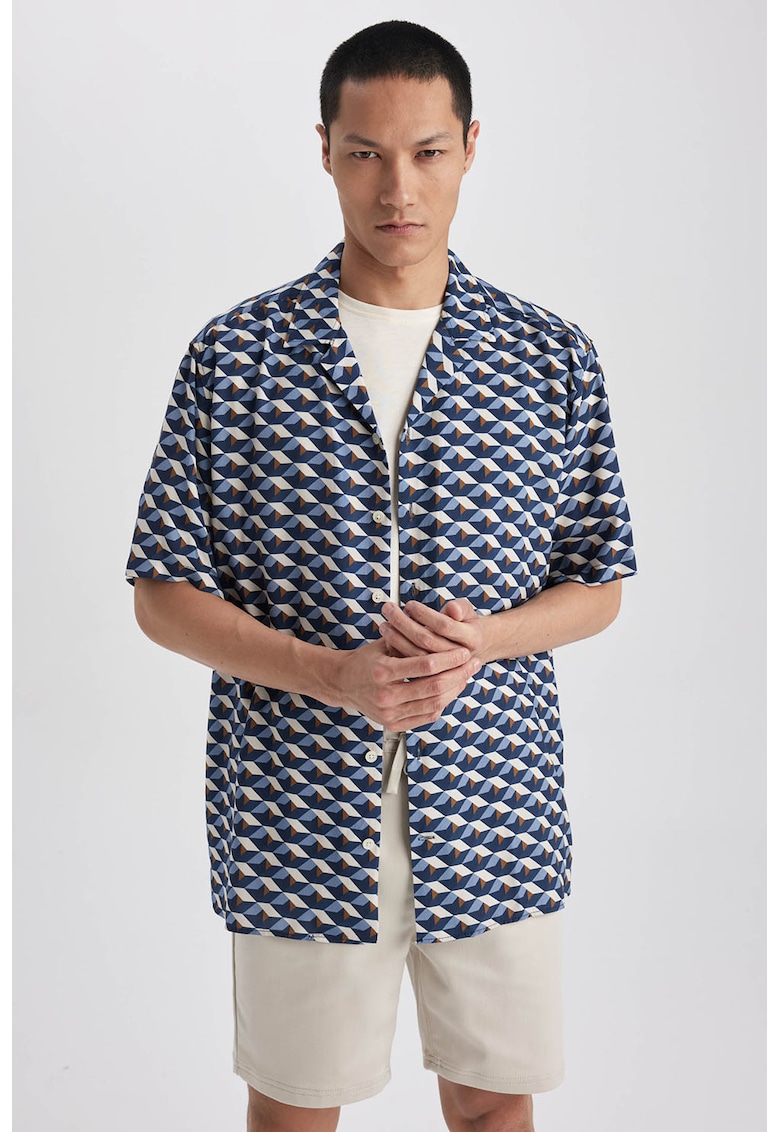 Camasa relaxed fit de viscoza