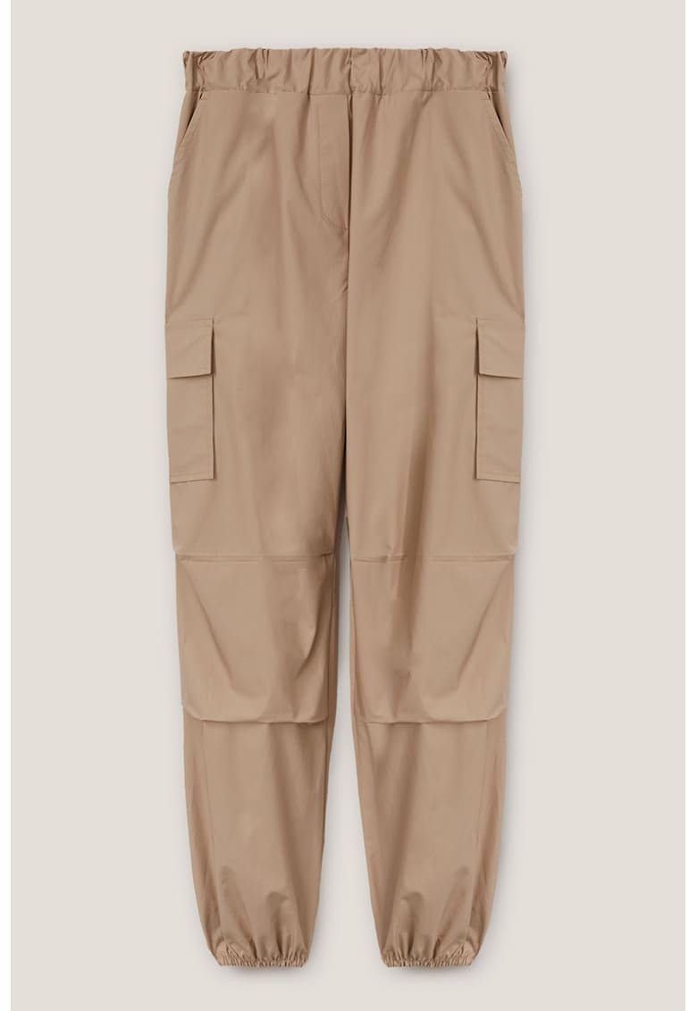 Pantaloni cargo cu model uni