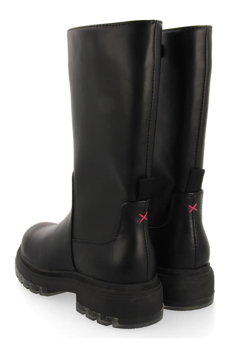 Cizme mid-calf de piele ecologica Kippen