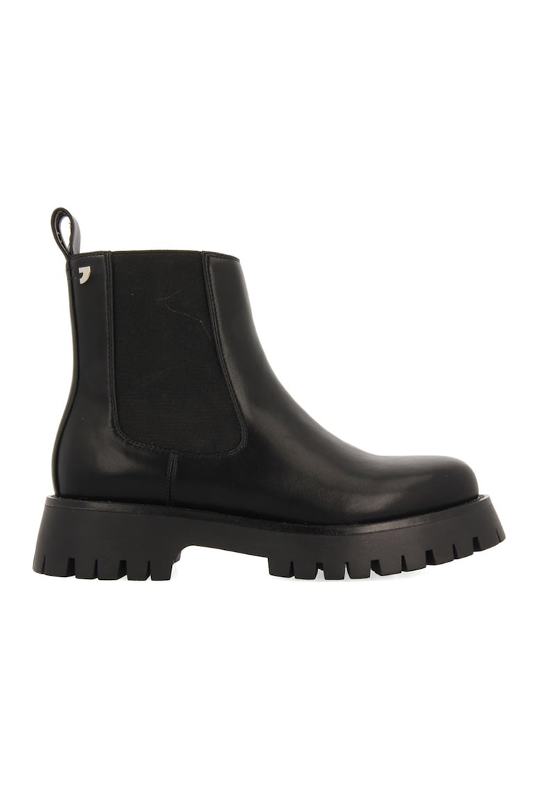 Ghete Chelsea de piele ecologica Gielo - Negru