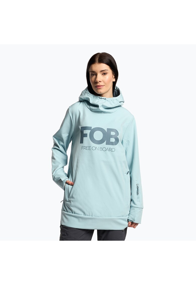 Geaca de snowboard dama - albastru deschis