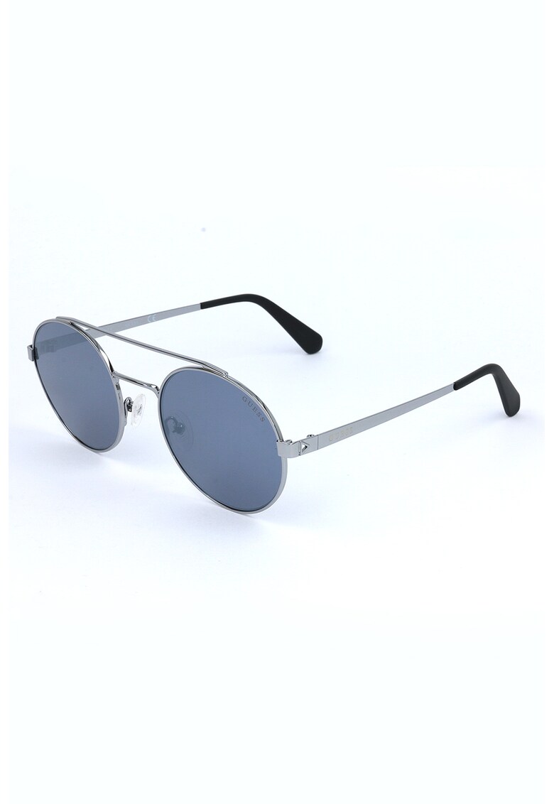 Guess Овални слънчеви очила Aviator с плътни стъкла за Мъже Guess Овални слънчеви очила Aviator с плътни стъкла за Мъже