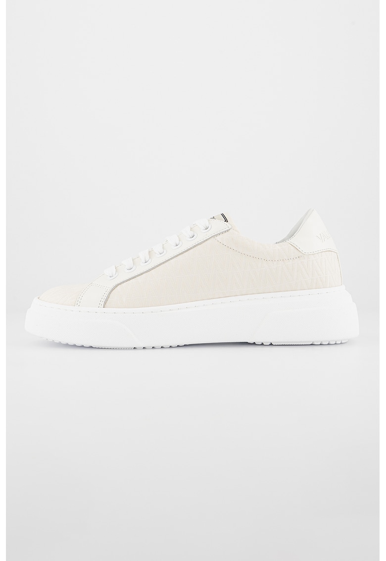 Pantofi sport de piele cu insertii textile