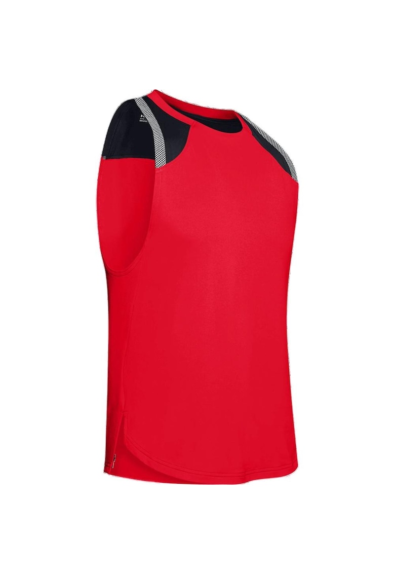 Maiou sport barbati - Poliester/Elastan - Rosu -