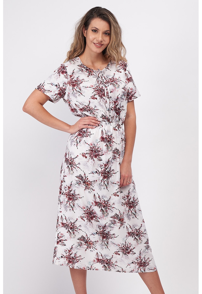 Rochie midi cu imprimeu floral