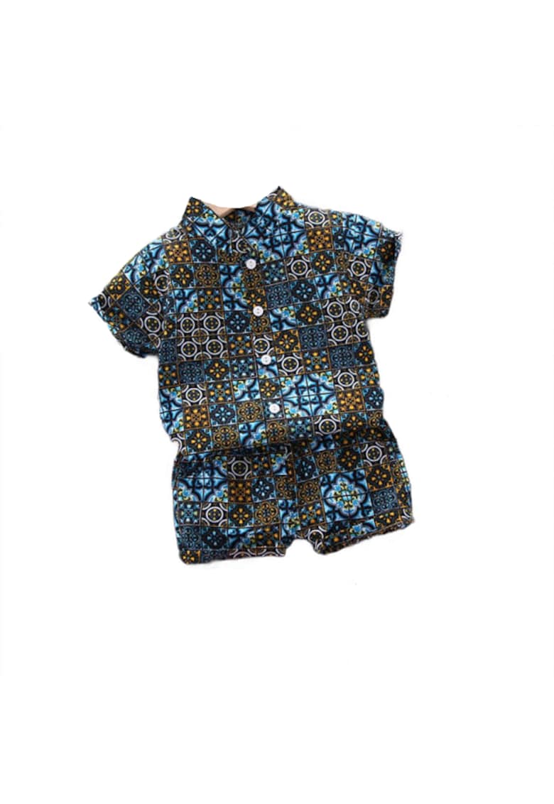 Compleu De Vara - Arabic Mosaic - Bumbac - Baieti - Maneca scurta - Multicolor