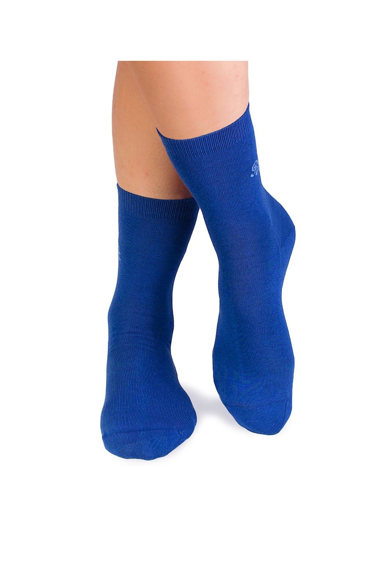 Sosete bumbac organic 98% COTTON RICH Albastru