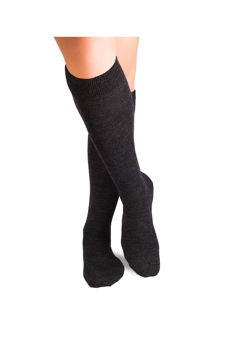 Sosete antibacteriene lungi 3/4 merino Fine Anthracite Sosete antibacteriene lungi 3/4 merino Fine Anthracite